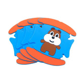 Car Door Handle Protector Cartoon PVC Strip 4pcs RUNDONG Car door wrist anti-scratch protective glue (4 pieces)/xiaofu dog