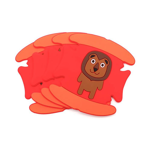 Car Door Handle Protector Cartoon PVC Strip 4pcs RUNDONG Car door wrist anti-scratch protective glue (4 pieces)/little lion In Australia - Darrahopens