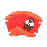 Car Door Handle Protector Cartoon PVC Strip 4pcs RUNDONG Car door wrist anti-scratch protective glue (4 pieces)/little fat pig In Australia - Darrahopens