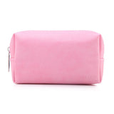 Tykson Laptop Accessories Bag PU Leather Storage Fresh powder 17*10*5.5cm