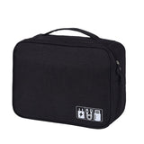 New Grand Hyatt Data Cable Storage Travel Digital. three-layer black Medium