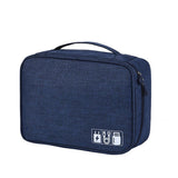 New Grand Hyatt Data Cable Storage Travel Digital. Double navy blue Medium In Australia - Darrahopens
