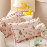 60s Cotton Pillowcase Cartoon Print 30x50cm Kindergarten jxx 30*50cm (single pillowcase)
