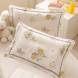 60s Cotton Pillowcase Cartoon Print 30x50cm Milk fu jxx 35*55cm (single pillowcase)