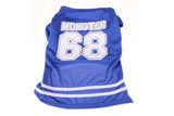 Pet T Shirt Cotton Little Monster Blue XS In Australia - Darrahopens