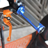 MOXI Motorcycle Handle Grips Rubber Aluminum Alloy 1 217 handle glue-silver