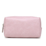 Tuckson PU Leather Storage Bag for MacBook Accessories Rose powder 17*10*5.5cm