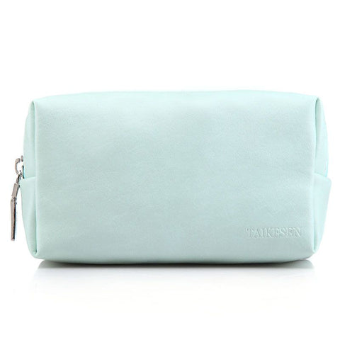 Tuckson PU Leather Storage Bag for MacBook Accessories Mint Green 17*10*5.5cm In Australia - Darrahopens