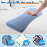 Neck friend Lumbar Pillow Memory Foam Support Dark Gray 58*26*5.5cm In Australia - Darrahopens
