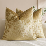 Ice Velvet Pillow Cover Polyester Solid Color 30x50cm Dark Green 30*50cm without pillow core