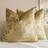 Ice Velvet Pillow Cover Polyester Solid Color 30x50cm Light Gray 55*55cm without pillow core In Australia - Darrahopens
