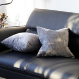 Ice Velvet Pillow Cover Polyester Solid Color 30x50cm Dark Gray 60*60cm without pillow core In Australia - Darrahopens
