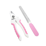 Stainless Steel Pet Nail Clippers for Dogs and Cats Large paper card packaging Blue and White