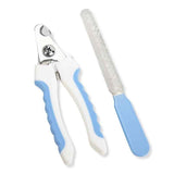 Stainless Steel Pet Nail Clippers for Dogs and Cats Large paper card packaging Blue and White In Australia - Darrahopens