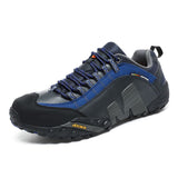 Lefectic Hiking Shoes Genuine Leather Waterproof. Dark blue 42 In Australia - Darrahopens