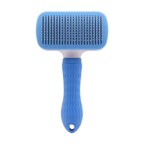SORADD Pet Comb Stainless Steel Needle Grooming Tool ☛Card packaging Blue