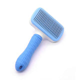 SORADD Pet Comb Stainless Steel Needle Grooming Tool ☛Card packaging Blue