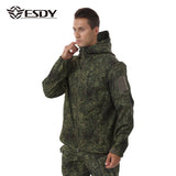 ESDY Men Soft Shell Windproof Jacket Outdoor Russian fans In Australia - Darrahopens