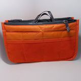 Craftsman Double Zipper Makeup Bag Oxford Cloth Orange In Australia - Darrahopens