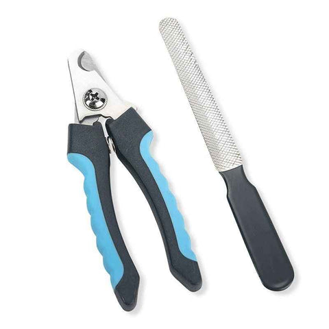 Stainless Steel Pet Nail Clippers for Dogs and Cats Large opp bag Blue and Black In Australia - Darrahopens