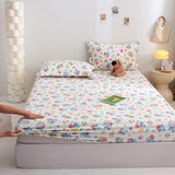 Yuan sheng Home Textiles Cartoon Dog 40s Cotton. Cartoon white bear 150cm/190cm thin mattress model In Australia - Darrahopens