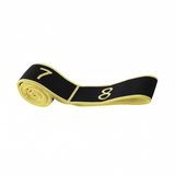Resistance Band Yoga Fitness Digital Style Black and yellow-digital style [8 grids] In Australia - Darrahopens
