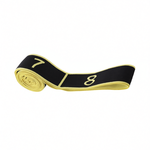 Resistance Band Yoga Fitness Digital Style Black and yellow-digital style [8 grids] In Australia - Darrahopens