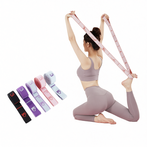 Resistance Band Yoga Fitness Digital Style Black and purple-digital style [8 grids] In Australia - Darrahopens