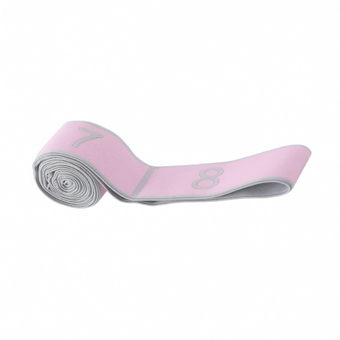 Resistance Band Yoga Fitness Digital Style Pink gray-digital style [8 grids] In Australia - Darrahopens