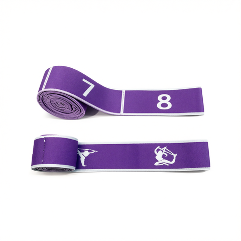 Resistance Band Yoga Fitness Digital Style Deep purple-small size [8 grids] In Australia - Darrahopens