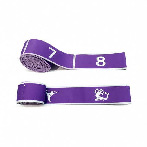 Resistance Band Yoga Fitness Digital Style Deep purple - small man style [10 grids] In Australia - Darrahopens