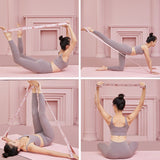 Resistance Band Yoga Fitness Digital Style Light blue - small man style [10 grids] In Australia - Darrahopens