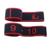 Resistance Band Yoga Fitness Digital Style Black and red - small size [10 grids] In Australia - Darrahopens