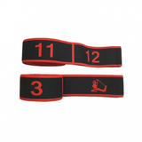 Resistance Band Yoga Fitness Digital Style Black and red - small size [12 grids] In Australia - Darrahopens
