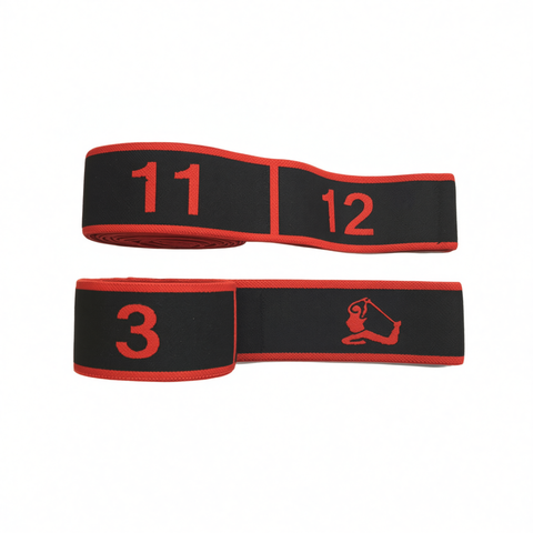 Resistance Band Yoga Fitness Digital Style Black and red - small size [12 grids] In Australia - Darrahopens