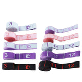 Resistance Band Yoga Fitness Digital Style Deep purple-small model [12 grids] In Australia - Darrahopens