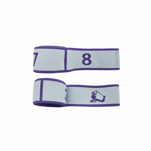 Resistance Band Yoga Fitness Digital Style Light blue - small man style [12 grids] In Australia - Darrahopens