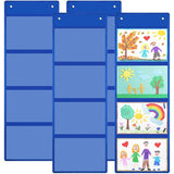 Wall Mounted Storage Organizer 4 Grids White Blue 1 grid In Australia - Darrahopens
