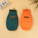 Pet Vest Polyester Warm Coat for Dogs Cats Orange XS