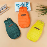 Pet Vest Polyester Warm Coat for Dogs Cats Orange S In Australia - Darrahopens