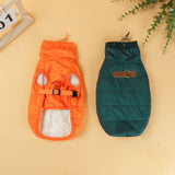 Pet Vest Polyester Warm Coat for Dogs Cats Olive green L In Australia - Darrahopens
