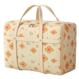 Friend Clothes Storage Bag Non-woven Moving Organizer Light apricot yellow-[regular thickened model/large capacity storage/dustproof and moisture-proof] 50#【51*20*32CM】