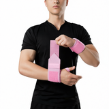 Wrist Compression Bandage Adjustable Fitness Support Dreamy pink compression socks - pair [bandage & compression - fully adjustable] One Size In Australia - Darrahopens