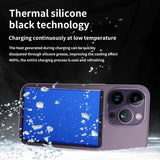 An qichen Magnetic Power Bank 15W Wireless Fast Charge Silver