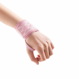 Wristband Sports Compression Brace Polyester Breathable powder - one pair [breathable, no marks] One Size In Australia - Darrahopens