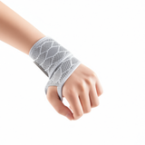Wristband Sports Compression Brace Polyester Classic gray - one pair [breathable and no marks] One Size In Australia - Darrahopens