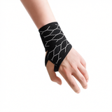 Wristband Sports Compression Brace Polyester Classic gray - one pair [breathable and no marks] One Size In Australia - Darrahopens