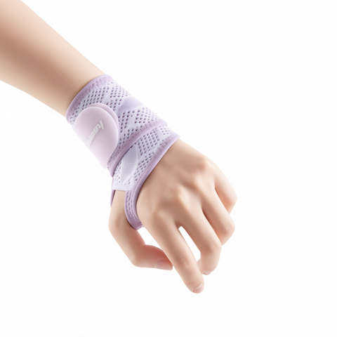 Wristband Sports Compression Brace Polyester Charming purple - one pair [breathable and no marks] One Size In Australia - Darrahopens