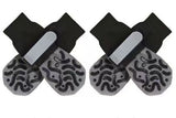 Cotton Dog Socks Striped Jacquard Pet Footwear Black caterpillar [opp bag] L large size 7.5*18cm [recommended within 15-20kg inches] [pack of four]