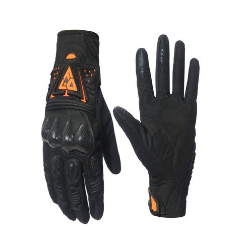 FISD Motorcycle Off-Road Gloves Carbon Fiber Fist orange XL In Australia - Darrahopens